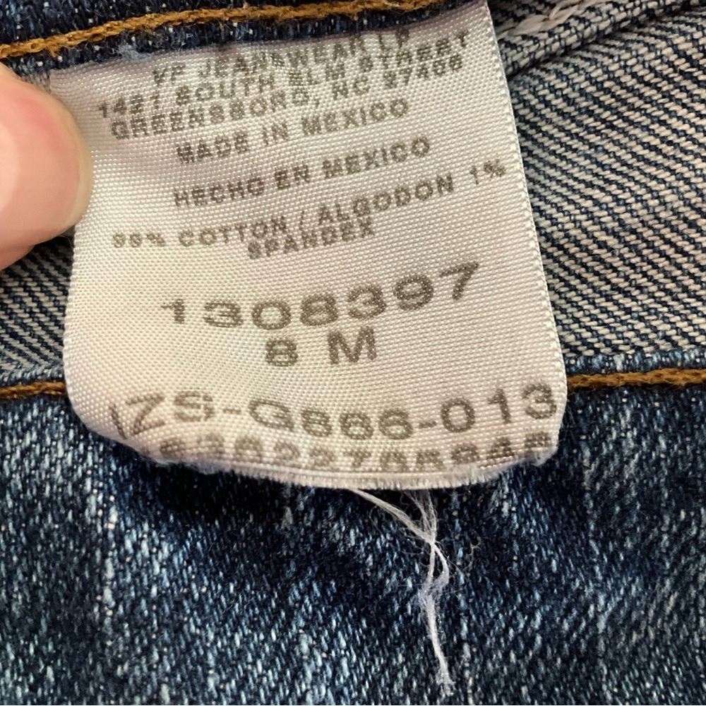 Riders Straight Leg Denim Blue  Jeans Women’s Size 8M 29x30 - Picture 7 of 7